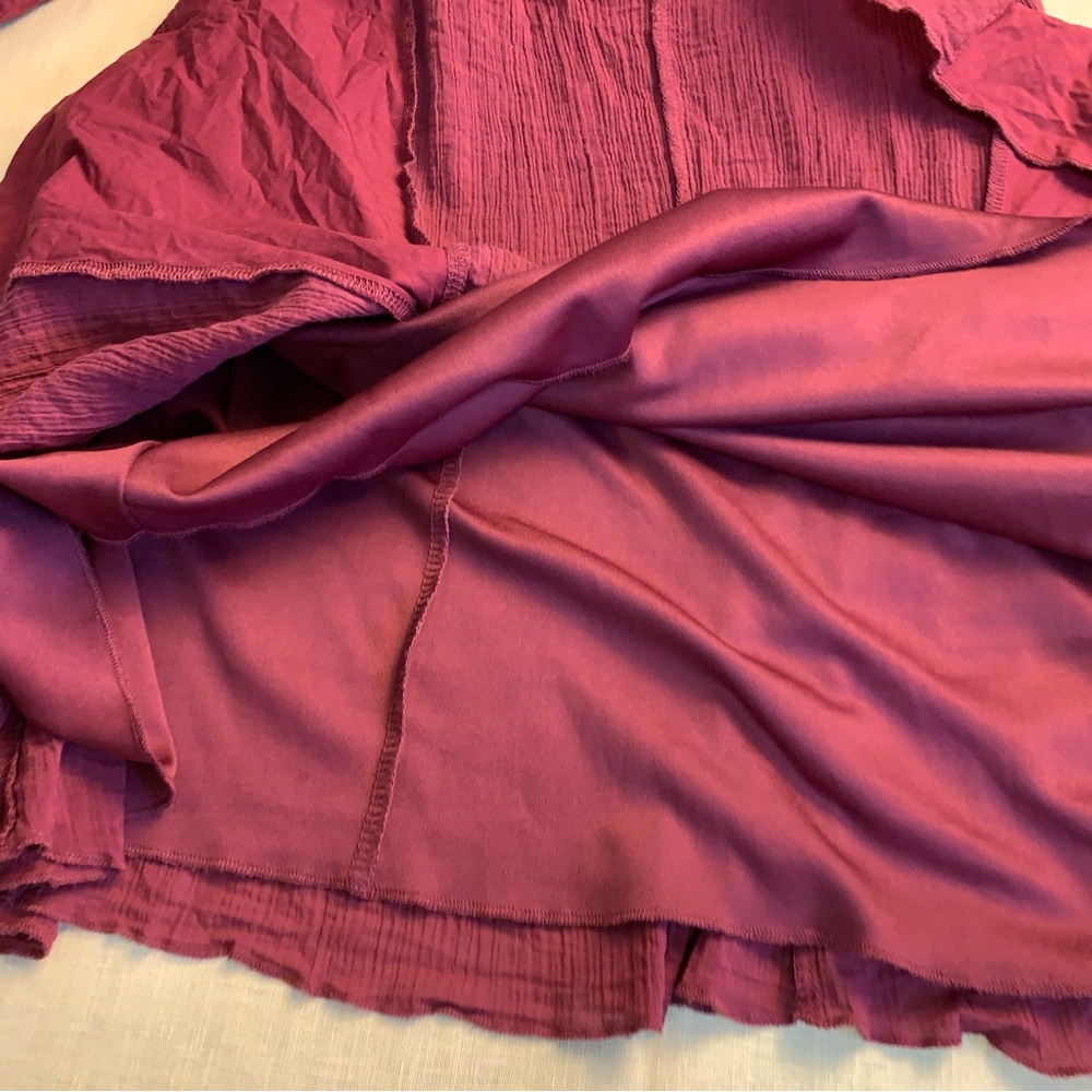 Chelsea & Violet Red Ribbed Ruffled Sundress - Picture 3 of 10